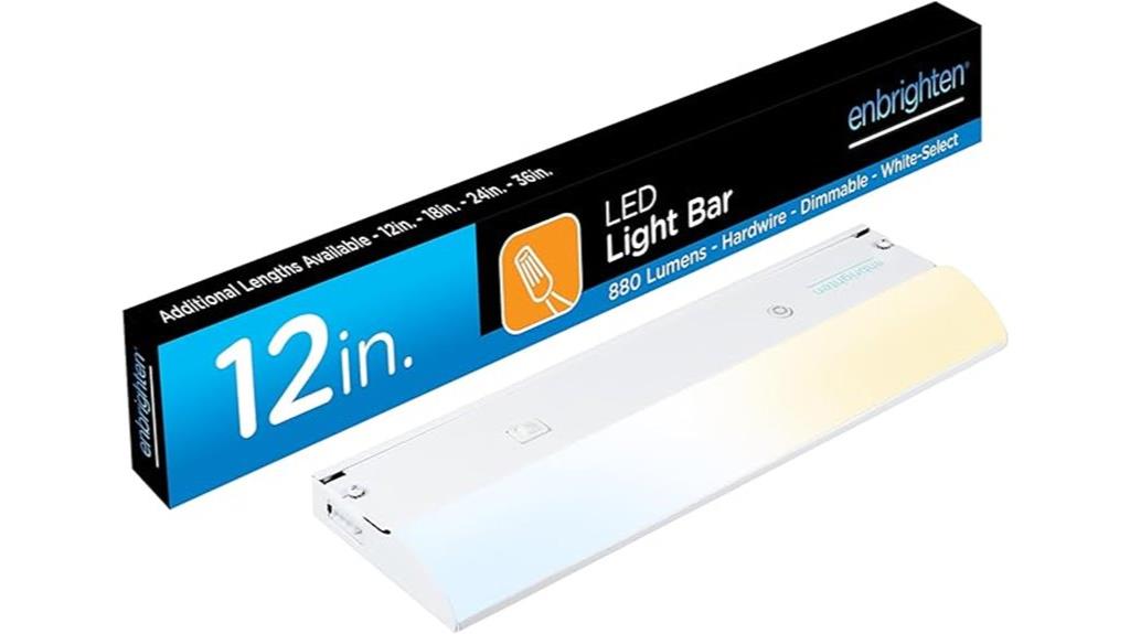 12 inch hardwired cabinet lighting