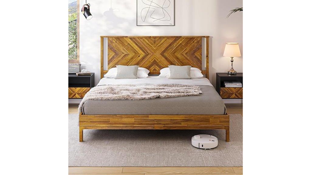 14 inch deluxe bed frame
