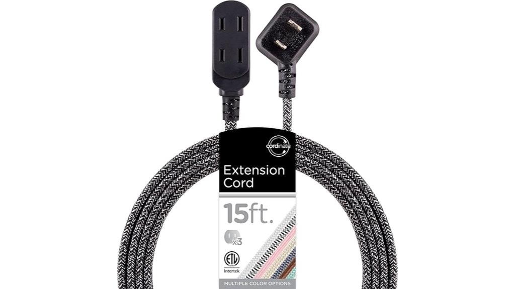 15 foot flat outlet cord