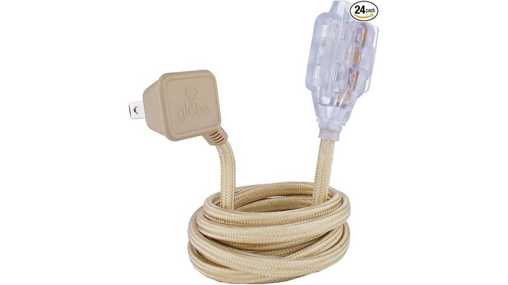 9ft fabric extension cord