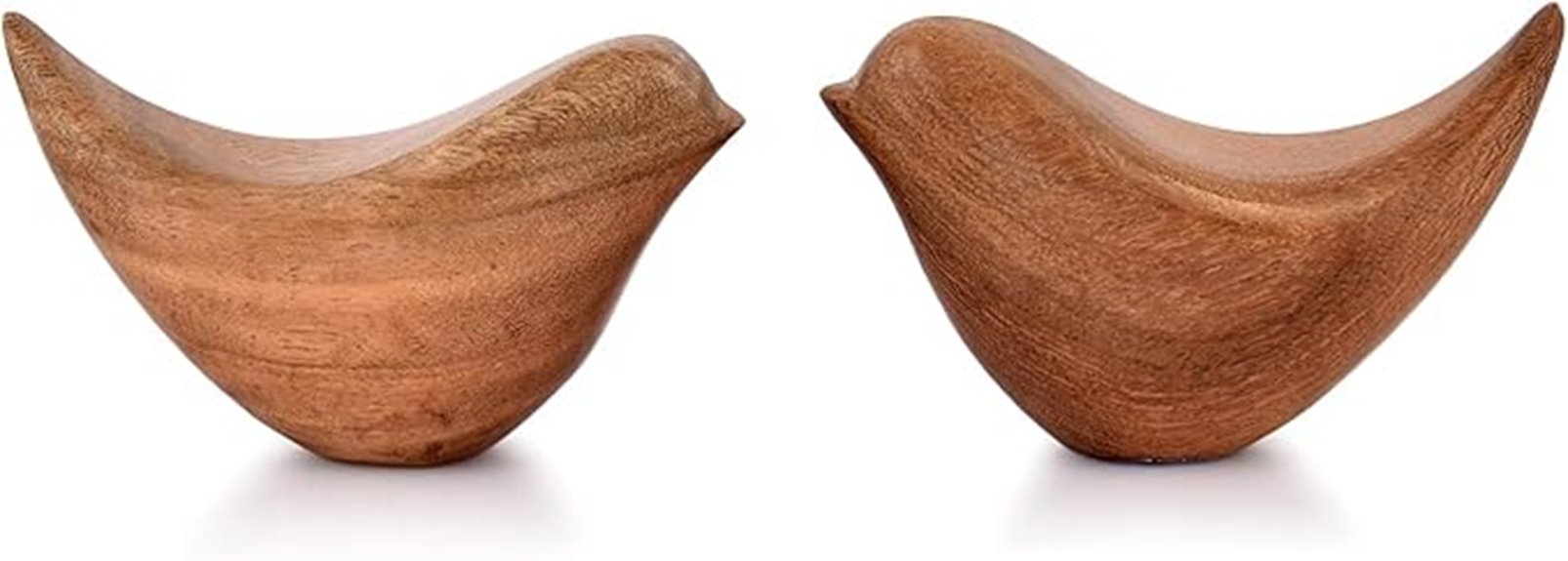 acacia wood bird decor