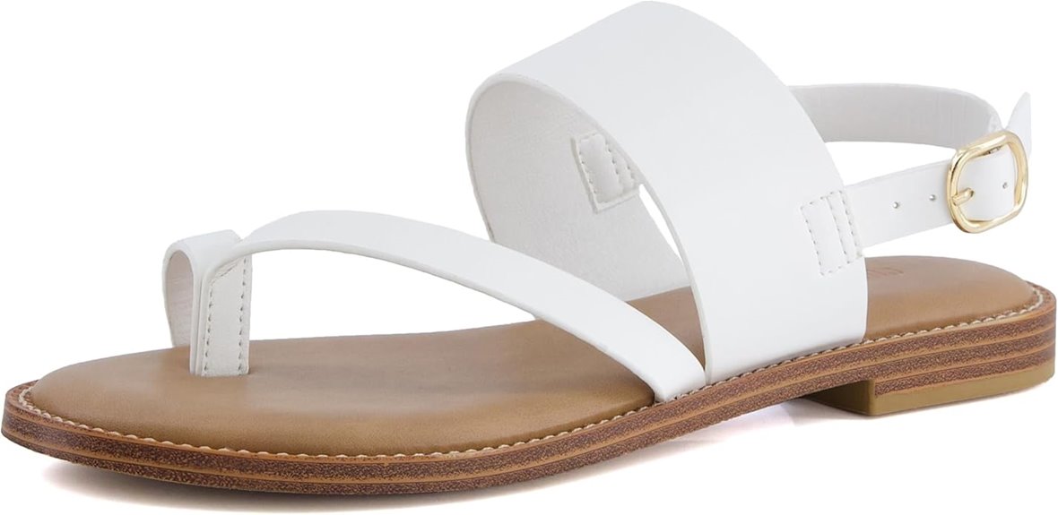 adjustable cushioned strappy sandal
