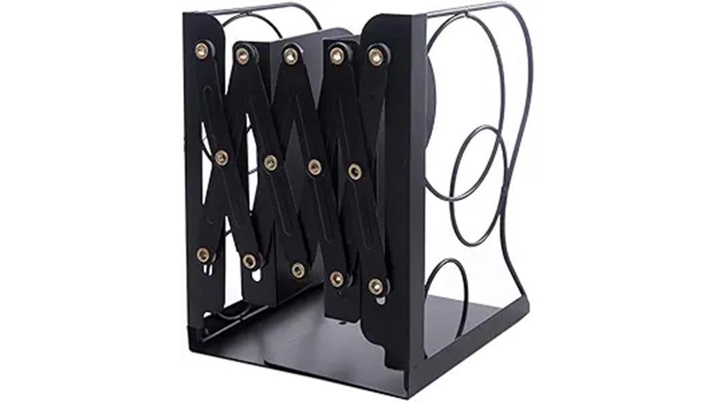 adjustable heavy metal bookends