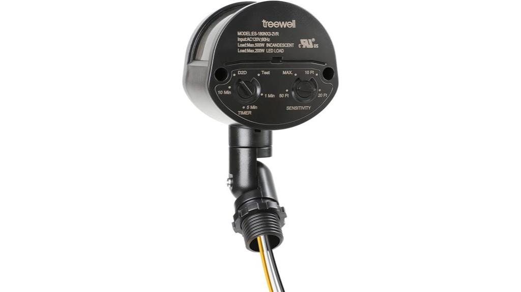 adjustable motion sensor range