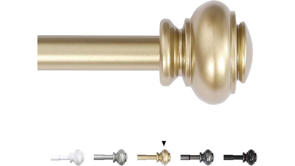 adjustable window curtain rods