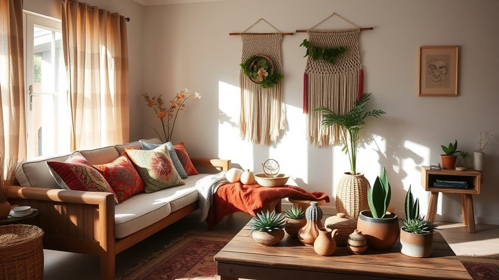 affordable boho interior makeover