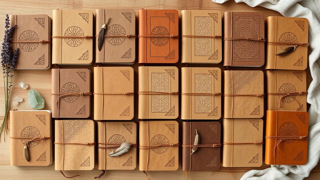 affordable stylish boho journals