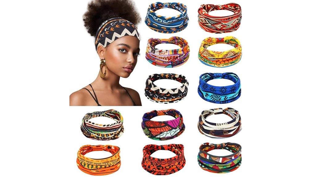 african themed headbands set