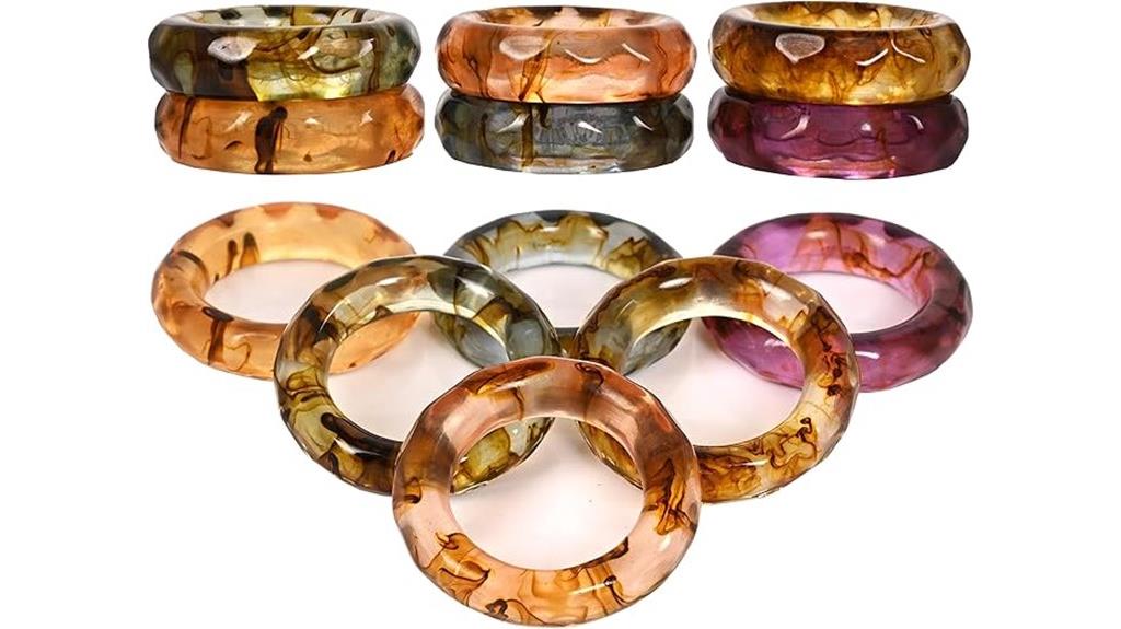alpha living napkin rings