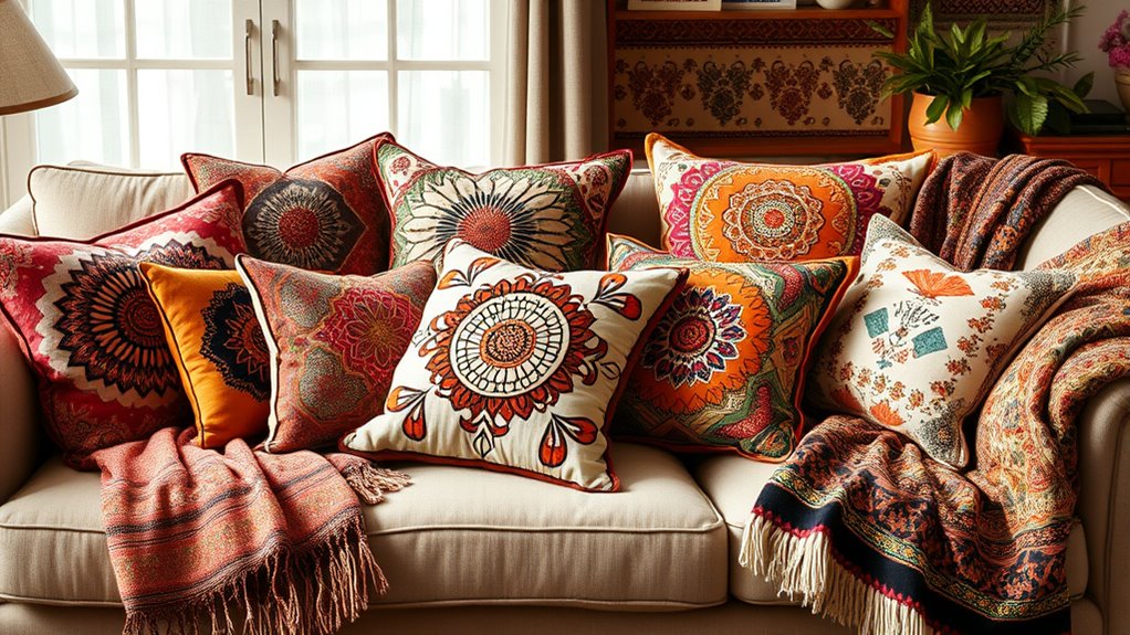artful patterned decor arrangement