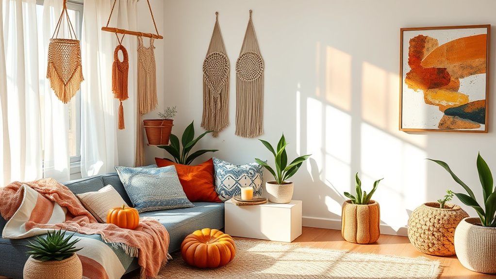 autumnal decor and atmosphere