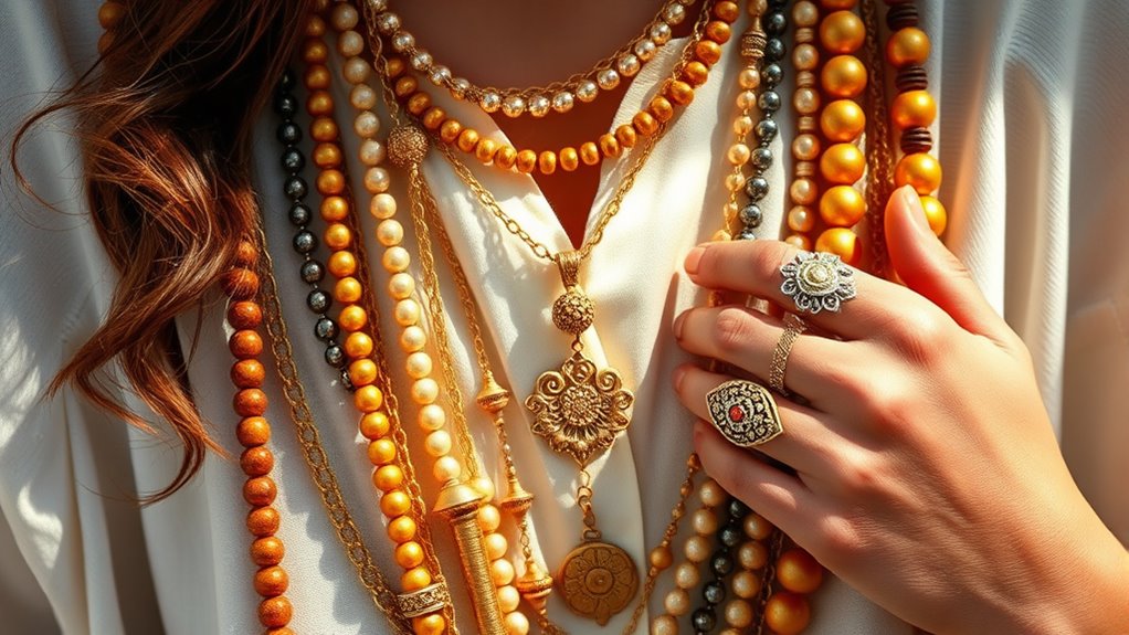 balance bold delicate jewelry