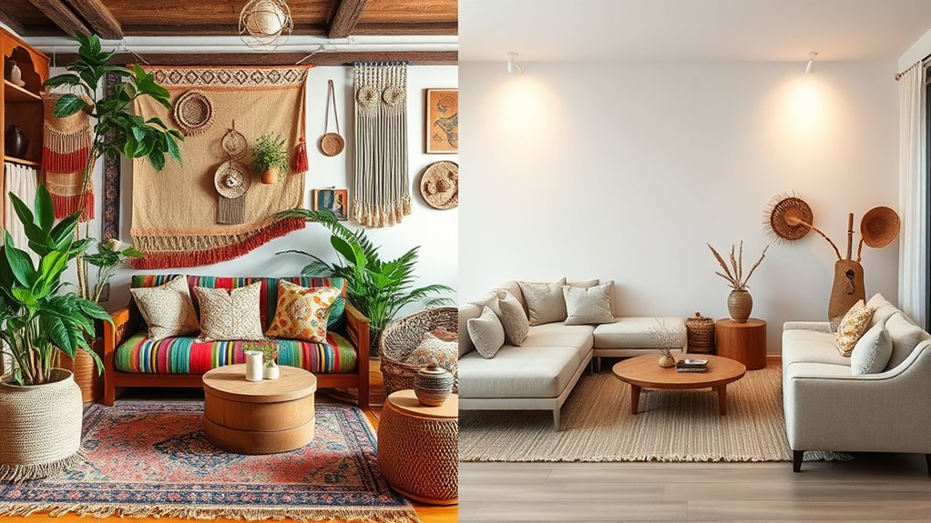 balanced eclectic bohemian decor