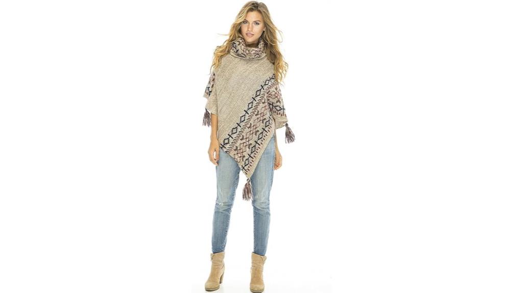 bali inspired women s knit cape