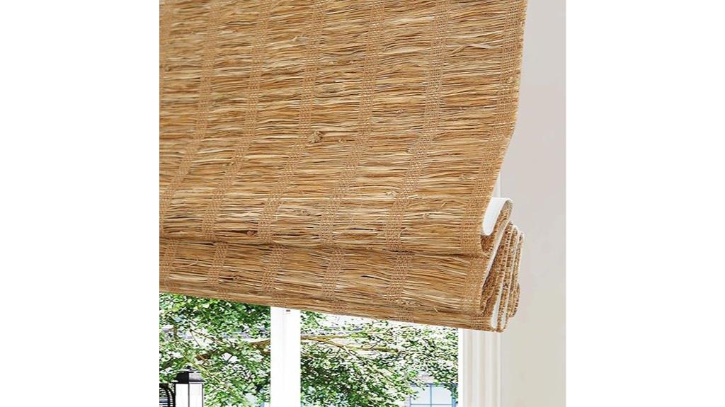 bamboo cordless shade valance