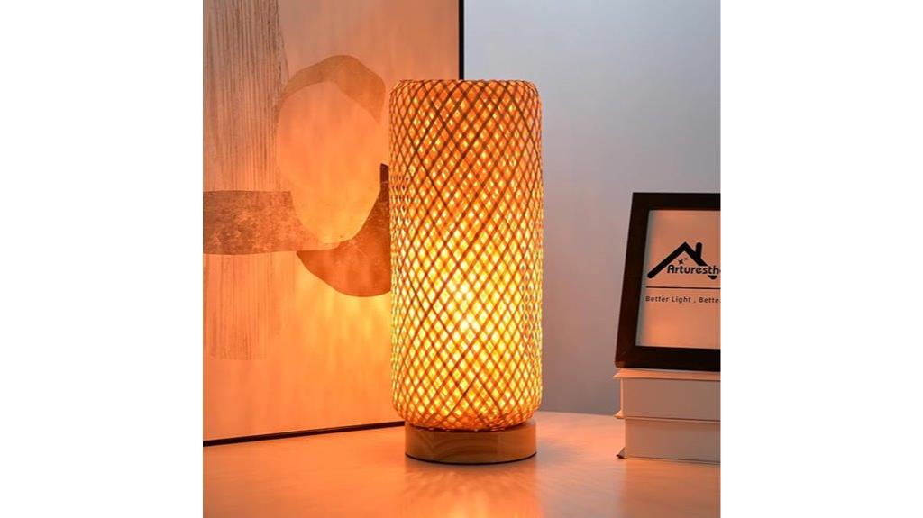 bamboo table lamp shade