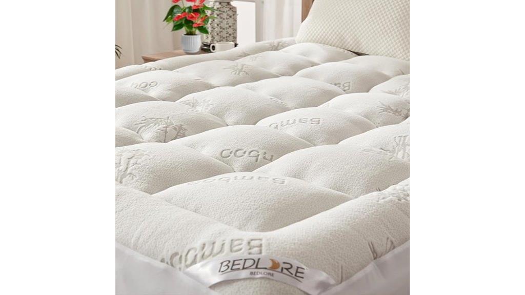 bamboo viscose queen topper