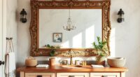 bathroom boho mirror frames