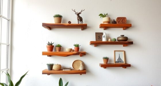 best boho floating shelves
