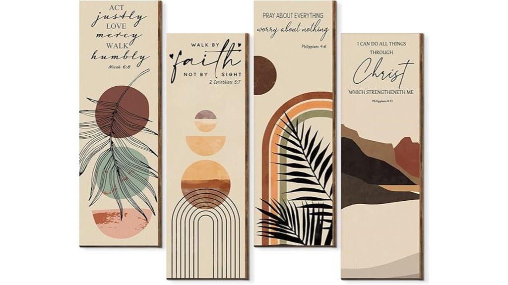 biblical wooden wall decor