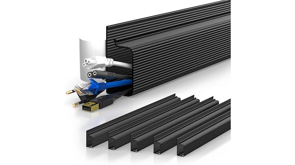 black cable organizer 6x15 7
