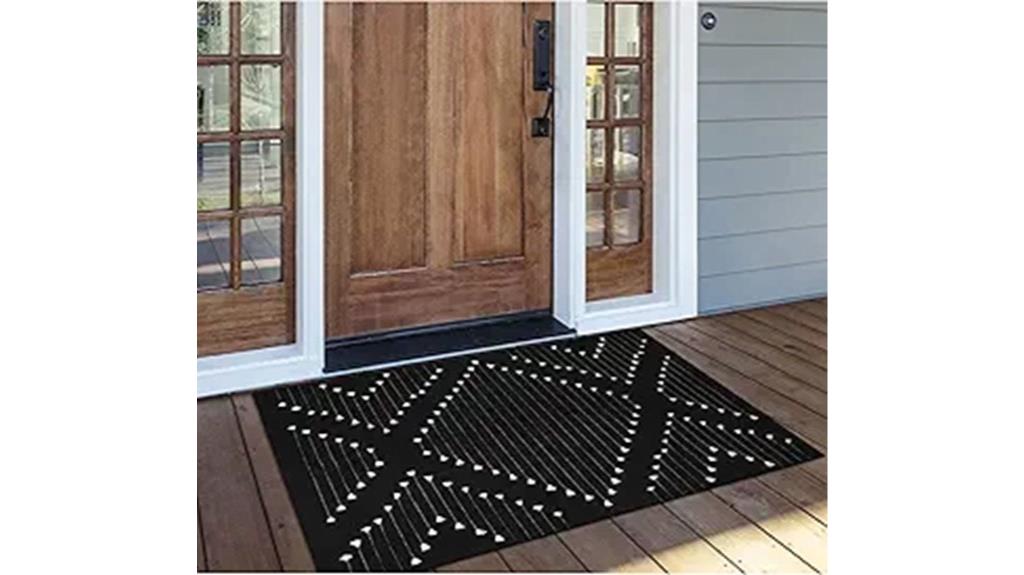 black outdoor rug 2 3x3 6