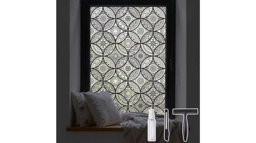 black window privacy film