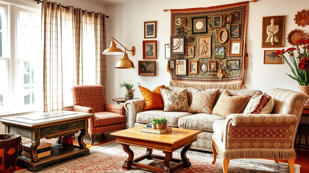 blending vintage modern decor