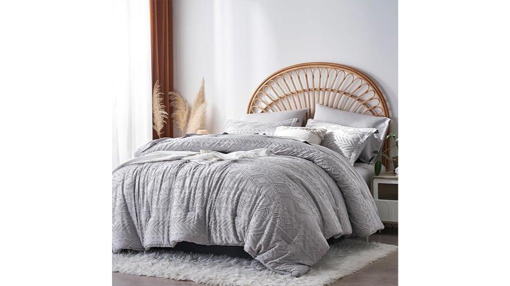 bohemian 7 piece bedding set
