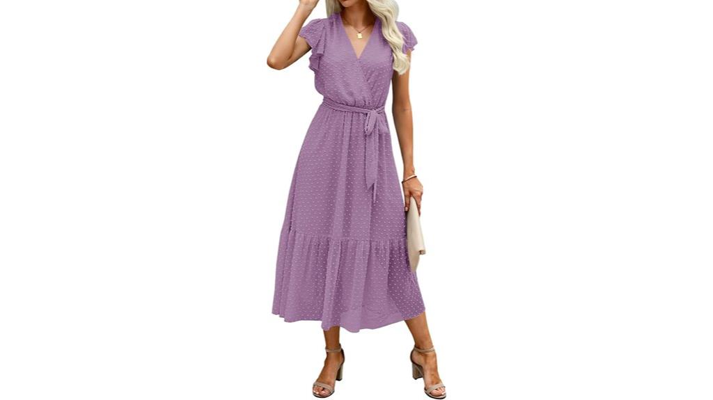bohemian floral midi dress