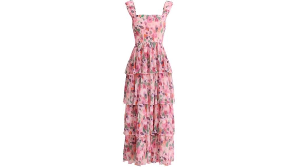 bohemian floral summer dress
