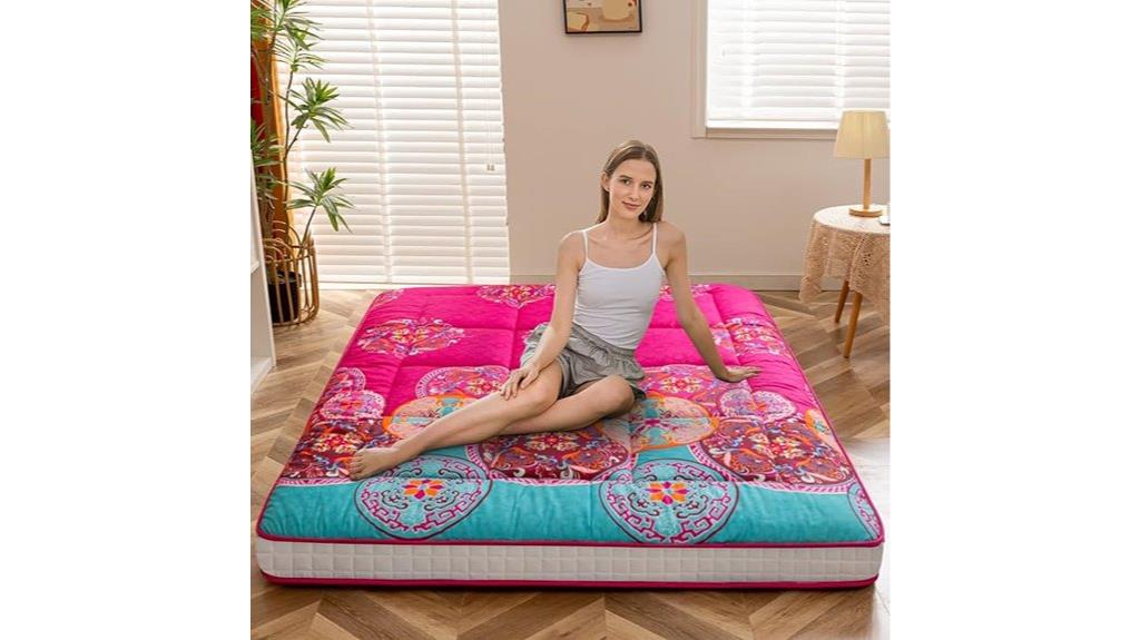 bohemian futon mattress style