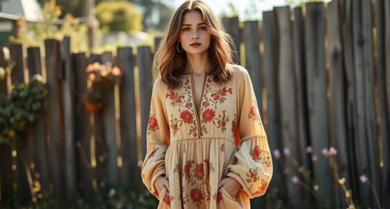 bohemian long sleeve dresses
