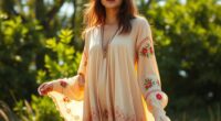bohemian long sleeve dresses