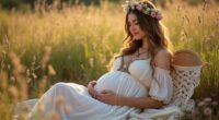 bohemian maternity comfort style