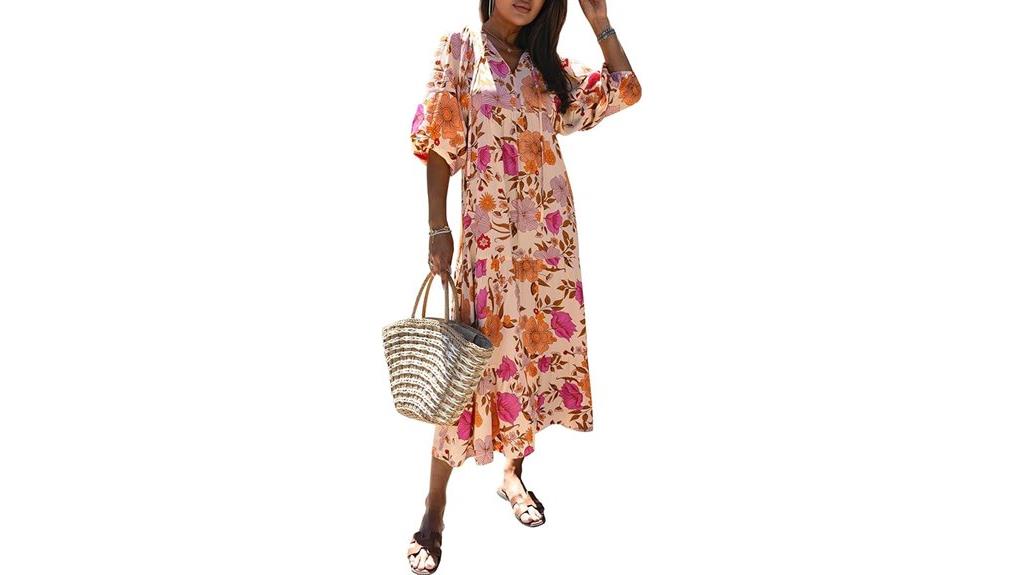 bohemian maxi dress