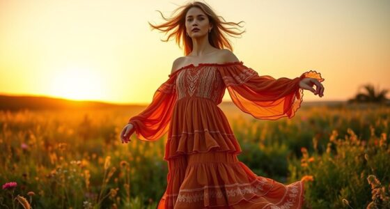 bohemian off the shoulder dresses