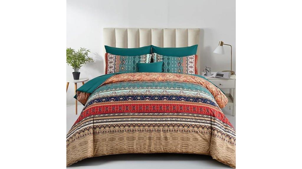 bohemian queen bedding ensemble