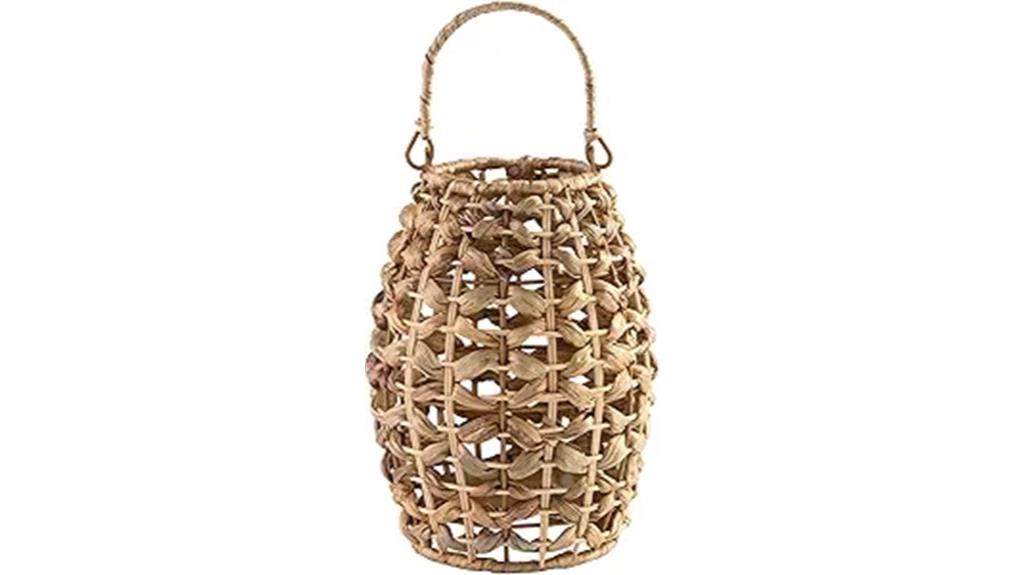 bohemian rattan lantern light