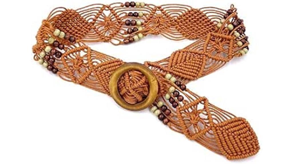 bohemian rope braid waistbelt