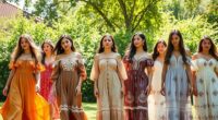bohemian shoulder dress trends