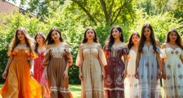 bohemian shoulder dress trends