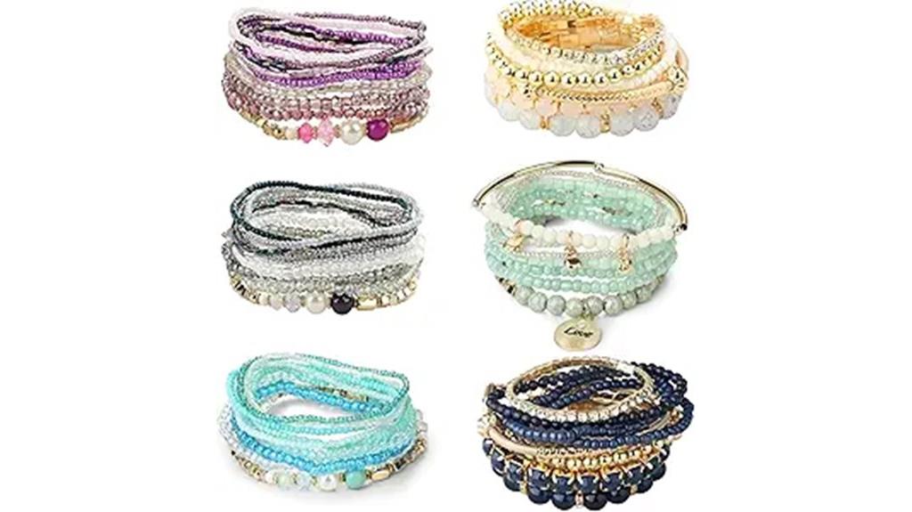 bohemian style beaded bracelets
