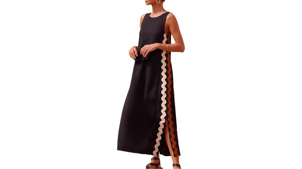 bohemian summer sleeveless dress