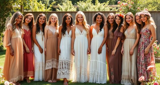 bohemian wedding guest dresses