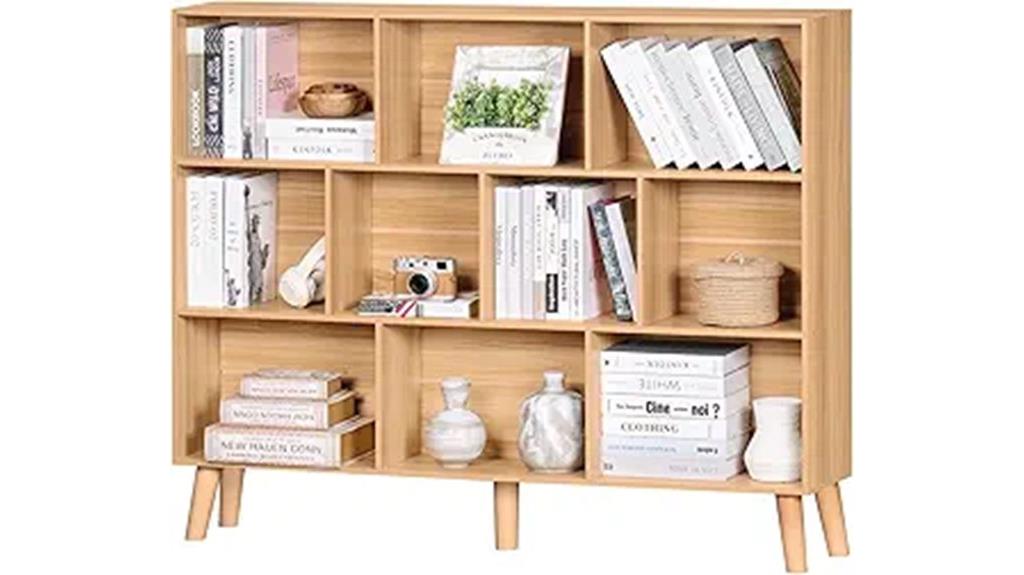 boho 3 tier cube shelf