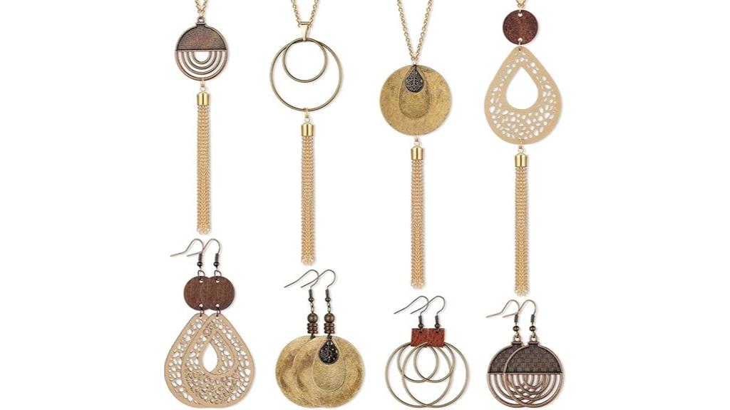 boho acrylic rattan jewelry
