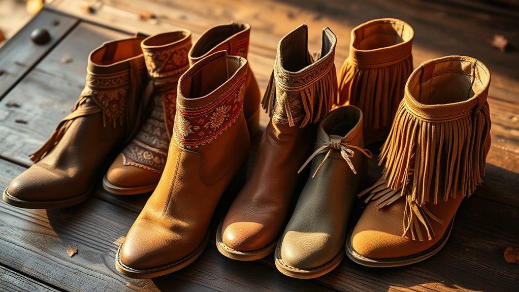 boho ankle boots fall