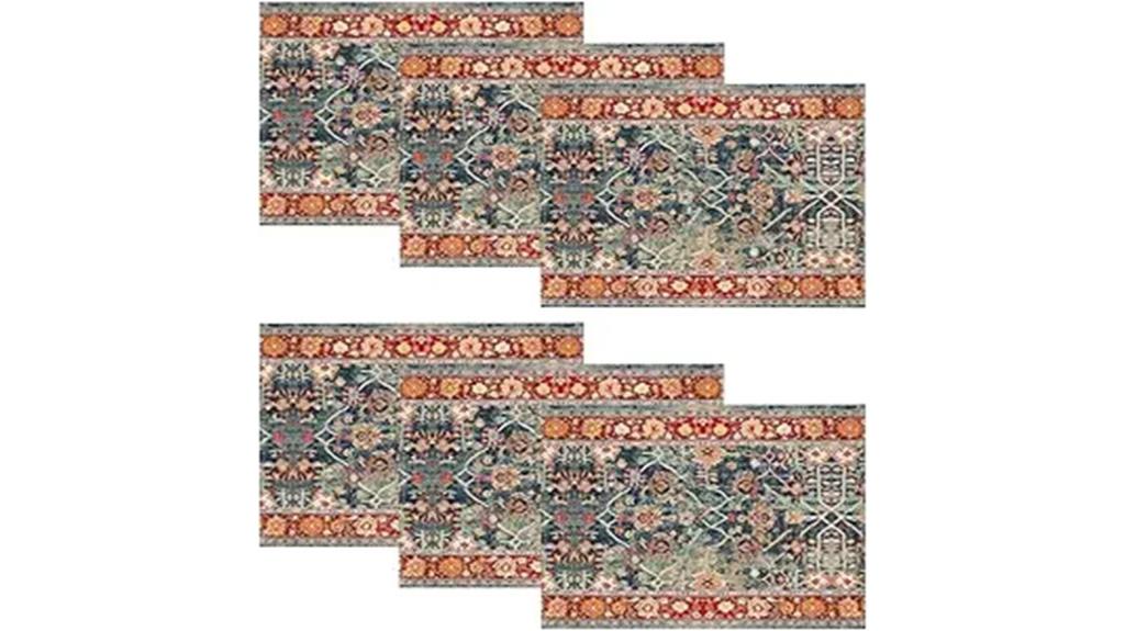 boho art deco placemats