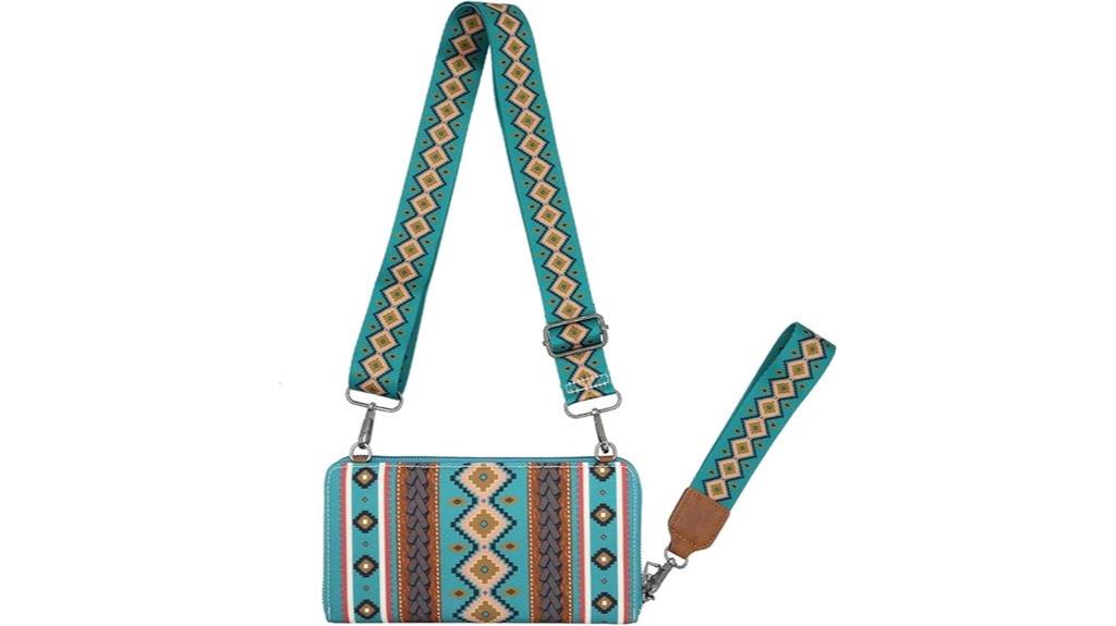 boho aztec wallet